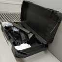 Heavy Duty Rolling Utility Service PP Cart with Wheels for Warehouse/Garage/Restaurants/Offices, 2-Tier HDPE Shelves, 600 lbs Capacity, 5" Caster Wheels (SC2500)