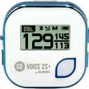 GOLFBUDDY Voice 2S+ Talking GPS Rangefinder, Clip on Hat Golf Navigation, Slope Mode on/Off, 18 Hours Battery Life, Shot Distance Measurement, Preloaded with 40,000 Courses Worldwide (Blue)