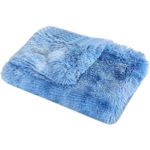 XJHKG Long Plush Pet Blanket, Double Sided Reversible Pet Mat Pad Cushion Mattress for Dog and Cat(RoyalBlue,Large)