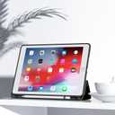 Mastten Compatible with iPad 9th/8th/7th Generation Case, for iPad 10.2 Inch Case with Pencil Holder, TPU Smart Stand Back Cover 2021/2020/2019, Auto Wake/Sleep, Black