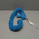 Long Fur Cat Ears and Cat Tail Set Halloween Party Kitty Cosplay Costume Kits (Sky blue)