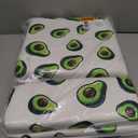 Baby Bath Kneeler and Elbow Rest Set Avocado Print, Cushioned Mat w/Item Storage & Suction Cups, Quick-Dry Neoprene, Baby Bath Essentials