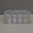 Clear Acrylic File Organizer, Purse Organizer, File Sorter Desktop File Folder Organizer for Book, Envelopes, Mail, Document, Notebook, Office Supplies, Handbag (4Pcs)