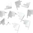 InstaTrim Inside Corners - 10 White 1/2" Wide Trim Inside Corner Pieces - Trim for Inside Corners - Paintable