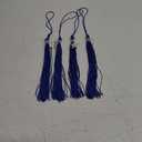 Endea Graduation Single Color Tassel with Silver Date Drop (Royal Blue, 2025), Pack of 4 