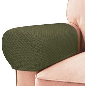 Roytub Couch Arm Covers, Sofa Arm Covers, Stretch Armrest Cover for Sofas, Armchair, Loveseat, Recliner, Sofa armrest Cover, Arm Chair Covers Set of 2(Medium, Sage Green) (M - 17.5"(D)  6.3(W)  8.2(H))