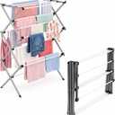 Honey-Can-Do Oversized Clothes Drying Rack, 35" Wide, 50 lb, Grey