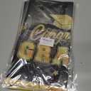 4 x 2 Pack Graduation Tablecloth - Congrats Grad Table Cloths, Plastic Disposable Rectangle Black Gold Class of 2026 Table Cover for Graduation Tables Decorations Party Decor Supplies Favors,108 x 54 Inch