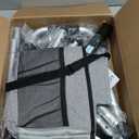 Folding Walker with Basket and Glide Skis, 5" Wheels Lightweight Walkers for Seniors and Adults, Supports Up to 350 Pounds, Adjustable Height, Compact Standard Walker