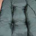 IPYNBAP Outdoor Chair Cushions Set of 2, Patio Chair Cushions with Ties, 19x19+5 Tufted Outdoor Seat Cushions, Waterproof Patio Furniture Cushions, Outdoor Dining Chair Pads, Forest Green, 19*19+5/2pcs