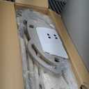 BIERUM Toddler Slide Set, 13 in 1 Kids Indoor Slide for Toddler 1-3, Indoor Outdoor Toddler Slide Playset with Basketball Hoop, Golf Game & Drawing Board, Baby Indoor Slide Playground, Cream&Gray