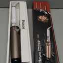 Hoson Curling Iron 2 Inch Large Barrel for Big Curls, Ceramic Curling Iron Wand for Long Hair,Dual Voltage, 10 Temp with LCD Display (White)