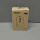 TECKNET Wireless Mouse, 2.4G Ergonomic Optical Mouse, Computer Mouse for Laptop, PC, Computer, Chromebook, Notebook, 6 Buttons, 24 Months Battery Life, 2600 DPI, 5 Adjustment Levels - Purple