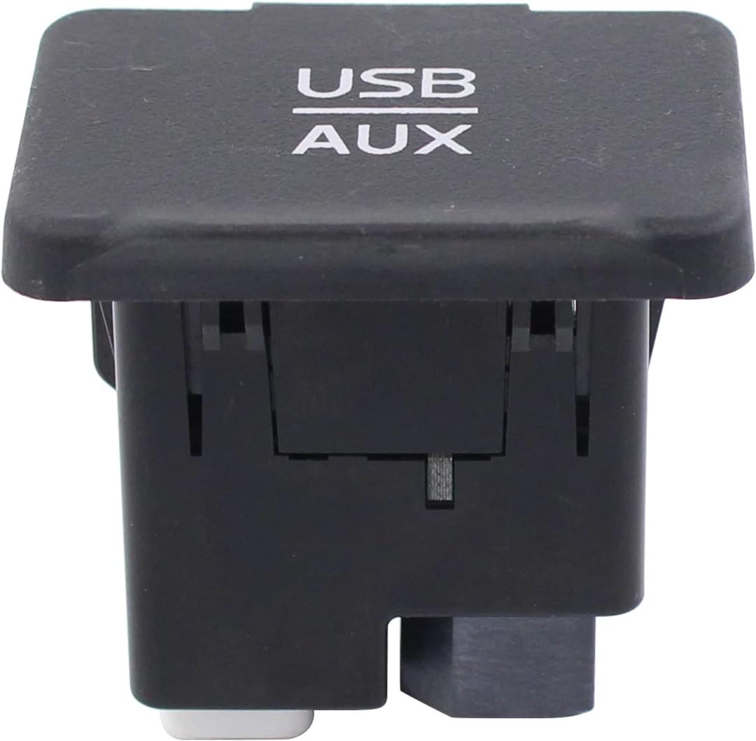 ApplianPar Auxiliary AUX USB Jack Port for Nissan Altima 2014-2016 Sentra 2014-2018 Versa 2014-2019 Versa Note 2014-2017