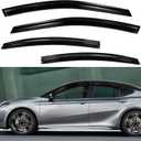 Rain Guards Window Visors Set Compatible with 2024 2025 Toyota Camry Sedan Out-Channel Vent Shades Vent Deflectors Rain Visors 4pcs