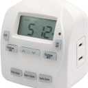 Prime TNIDP12 EZ-Set 1-Outlet 24-Hour Digital Indoor Timer