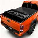 Soft Tri-Fold Truck Bed Tonneau Cover for 2016-2025 2026 Toyota Tacoma Fits 5FT Bed (60.5") | Only for Models with The Deck Rail System | Tacoma Accessories 2016-2023