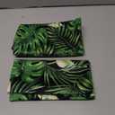 Evlaschin 18"x18" Tropical Palm Leaf Pillow Covers Summer Banana Leaves Cotton Throw Pillowcases Set of 2 Hawaiian Exotic Green Monstera Sofa Couch Seasonal Cuchion Cover Home Decoration