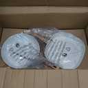 Bazova 24 Pcs Pots and Pans Set Non Stick Ceramic Cookware Set, Healthy Non Toxic Kitchen Cookware Sets with Large Capacity, Induction Compatible, PFAS/PTFE/PFOA/PFOS Free, Cream White