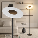 Ralbay Sky LED Floor Lamp, 30W 3000LM Modern Torchiere Floor Lamps with 3000K Warm Light, 63 Inch Tall Metal Modern Sky Floor Lamps for Living Room/Bedroom Black