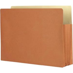 The File King Accordion File Folders Letter Size | Box of 50 Redropes | Expanding File Folder - 5.25" Expansion | Expandable Accordian File Organizer Pocket | Redwell Filing Organization & Storage