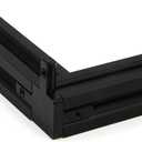 2 x Zeberoxyz 8PCS Black 3 Way End Corner Bracket with Screws for 6mm T-Shape 2020 Series Aluminum Extrusion Profile (3-Way Corner Bracket-Black)