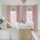 NICETOWN Blush Pink Blackout Curtains 63 Inches Long 2 Panels for Girls Room, Bedroom, Nursery Thermal Insulated Blackout Drapes Solid Grommet Noise Reducing Window Curtains, W40