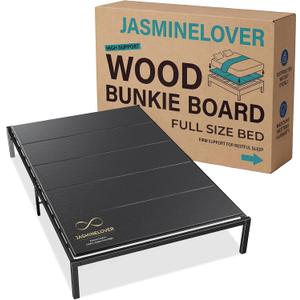 Bunkie Board Queen - Heavy Duty Reinforced Wood Bed Boards for Under Mattress, Universal Sleeper Sofa Support Board with Anti-Sag Design for Metal Bed Frame, Platform Beds&Pull Out Couches