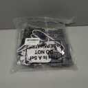 SATINIOR 2 Pairs Winter USB Heated Gloves Fingerless USB Hand Warmer Electric Hand Warming Gloves Heated Mittens with Button (Classic, Gray/Black)