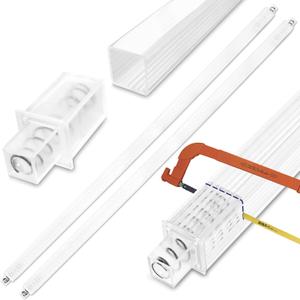 2 Pack 24 in Bathroom Towel Bar Replacement Rod with Adjustable Spring End