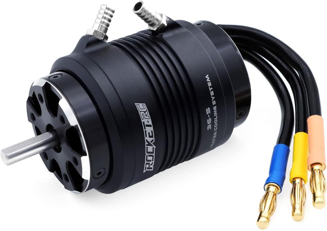 3660 Brushless Rc Boat Motor, Surpass Hobby 3250KV Brushless Motor with Cooling Set for RC Boat(3250kv)