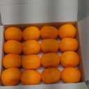 Toopify 16 Pcs Artificial Oranges, Decorative Fake Oranges for Decoration Lifelike, Realistic Fake Fruit Oranges for Christmas Home Kitchen Festival Party Decoration