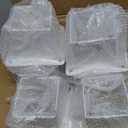 6 PCS Metal 4×4 Post Base Post Base Brackets,Inner Size 3.5"x3.5" Heavy Duty Powder-Coated Post Anchor Matte Black Wood Post Brackets (White 6pcs)