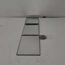 HIEEY 3 Way Mirror for Hair Cutting with LED,360 Trifold with Height Adjustable Telescoping Hooks,and 5X Magnification,for Makeup and Styling (Black)