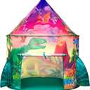 JOYIN Dinosaur Play Tent for Kids, Pop Up Play Tent for Boys & Girls, Kids Indoor Outdoor Dinosaur Playhouse Tent Set for Toddlers Birthday