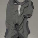 Lukovee Recovery Suit for Dogs, Onesie Surgery Recovery Suit for Female Male Dogs, Abdominal Wounds Cone E-Collar Alternative Prevent Licking Spay Recovery Suit (Grey,Large)