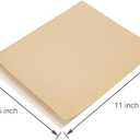 NATURALABEL 100 Sheets Printable Kraft Sticker Paper for Laser & Inkjet Printers - Full Sheet Self-Adhesive Craft Labels, Matte, Letter Size (8.5" x 11")