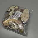 Anditoy 50 PCS Christmas Wooden Hanging Ornaments Unfinished Wood Slices Christmas Crafts for Kids DIY Christmas Decorations Party Supplies Favors