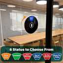 3 x Status Spinner Privacy Signs: 6-in-1 Options - Do Not Disturb, In A Meeting, Gone For Today, Out Of Office, Available, Back Soon - For Office and Home Use