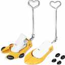Boot Stretcher,Boot Stretchers for Cowboy Boots,Cowboy Boot Stretcher Adjustable Shoe Stretcher Wide Feet Size7-13 (Yellow)