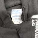 I Can Do All Things Through Christ Front & Back Cross Print Pullover Hoodie (Black, S)