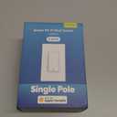 Meross Smart Light Switch Supports Apple Homekit, Siri, Alexa, Google Assistant & SmartThings, 2.4Ghz WiFi Light Switch, Neutral Wire Required, Single Pole, Remote Control Schedule, 2 Pack