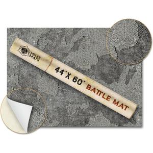 44"x60" Vinyl Battle Mat for Warhammer 40k Terrain & DND Tabletop Gaming - Detailed Battle Map - Complete DND Starter Set for TTRPG Wargaming Table- Age of Sigmar - Dungeon and Dragons