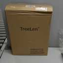 TreeLen Broom and Dustpan Set, TreeLen Broom with Dust Pan with Long Handle Combo Set for Office and Home Standing Upright Sweep Use with Lobby Broom