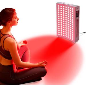 Curved Red Light Therapy Panel, 105 LEDs, 660nm Red & 850nm Near-Infrared | Switchable Modes, for Full-Body Use, Home Self-Care