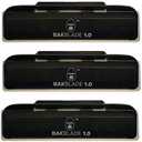 baKblade 1.0 Back Hair and Body Shaver Refill Replacement Cartridges. 4 Inch Extra-Wide Wet or Dry Disposable Razor Blades (3 Razors Included)