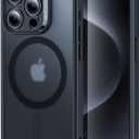 2 x ESR for iPhone 15 Pro Max Case, Translucent Matte Case, Compatible with MagSafe, Military-Grade Protection, Classic Series, Frosted Black