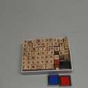 39 PCS Small Letter Stamps and Ink Pad for Crafting, Clay Alphabet Wooden Rubber Stamp Kit, DIY Craft Scrapbook Supplies for Card Making (Small-41PCS)