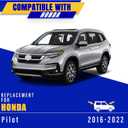 3 wipers Replacement for 2016-2021 2022 Honda Pilot, Windshield Wiper Blades Original Equipment Replacement - 26"/24"/14" (Set of 3) U/J HOOK