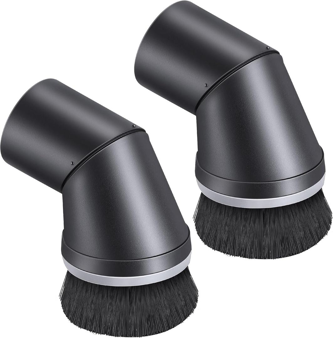 Feekoon Vacuum Cleaner Dust Brush Compatible with Miele C and S Series, 35mm SSP-10, 07132710, Rotating Replacement Dusting Brush for Vacuuming Sofas and Baseboards (2 Pack)